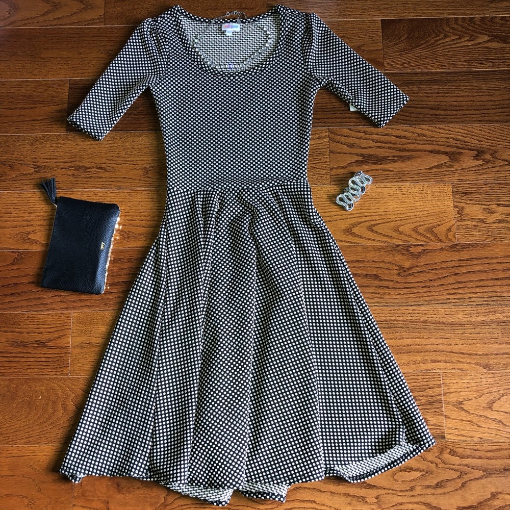 🖤Rare🖤 Lularoe Polka Dot Nicole - Picture 1 of 6